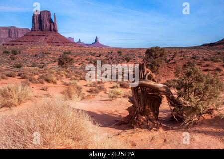 Malerische Aussicht von Monument Valley Stockfoto