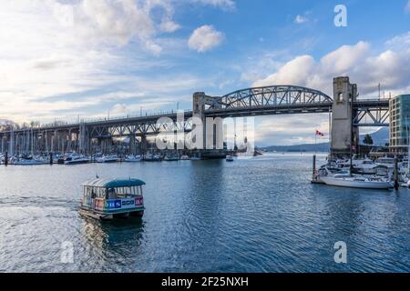 Aquabus Ferries, Hornby Street Ferry Dock. VANCOUVER, KANADA Stockfoto