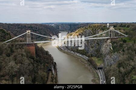 Clifton Suspension Bridge Stockfoto