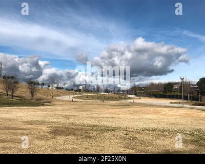 Dramatischer Himmel Stockfoto