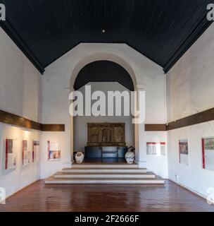 Innenansicht der Castro Marim Schlosskirche Stockfoto