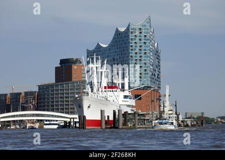 Elbphilharmonie in Hamburg Stockfoto