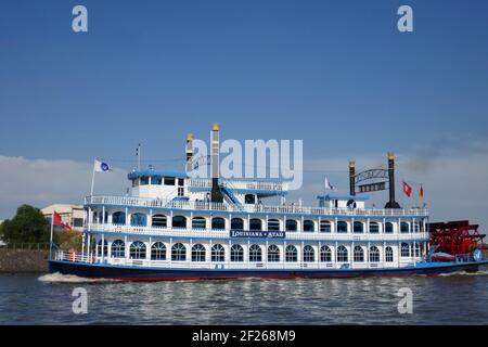 Mississippi Queen in Hamburg Stockfoto