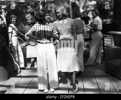 PEGGY CONKLIN UND GINGER ROGERS IN MIT WUNDERBAREN ZEIT 1938 regisseur ALFRED SANTELL Bühnenstück und Drehbuch Arthur Kober RKO Radiokorso Stockfoto