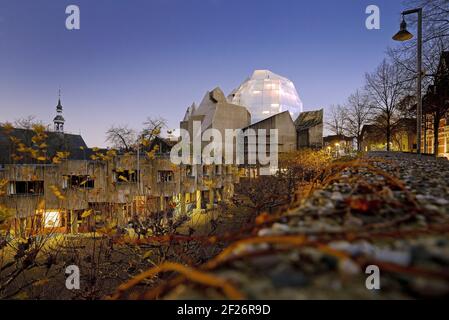 Renovierung von Mariendom, Wallfahrtskirche und Kloster Neviges, Velbert, Deutschland, Europa Stockfoto