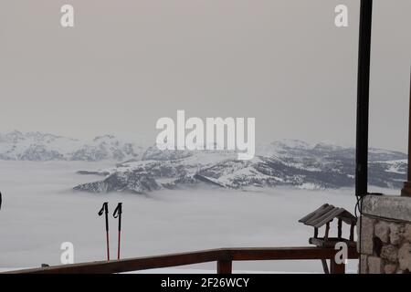 Monte Verena - Spettrale Stockfoto