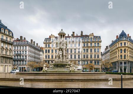 Place des Jacobins, Lyon, Frankreich Stockfoto