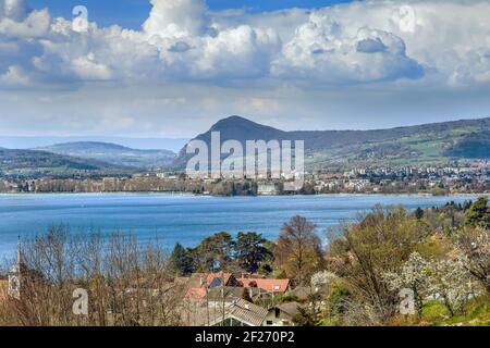 Lac d ' Annecy, Frankreich Stockfoto