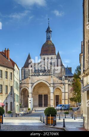 Basilique Notre-Dame de Beaune, Frankreich Stockfoto