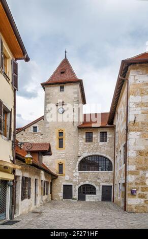 Palais de l'Ile, Annecy, Frankreich Stockfoto