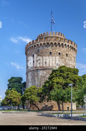 Weißer Turm, Thessaloniki, Griechenland Stockfoto