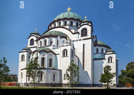 Kirche des Heiligen Sava, Belgrad, Serbien Stockfoto