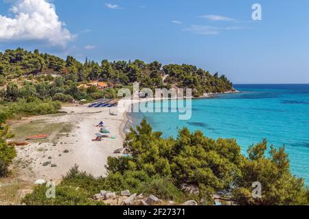 Agios Ioannis Beach, Chalkidiki, Griechenland Stockfoto