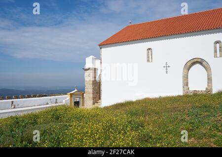 Evoramonte Kirche in Alentejo, Portugal Stockfoto