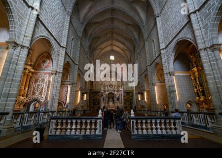 Evora Kirche Sao Francisco Saint Francis Innenraum in Alentejo, Portugal Stockfoto