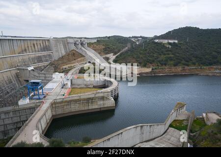 Barragem do Alqueva Talsperre in Alentejo, Portugal Stockfoto