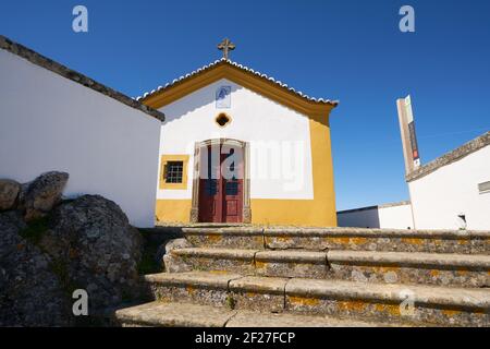 Ermida da Nossa Senhora da Penha in Serra de Sao Mamede in Castelo de Vide, Portugal Stockfoto