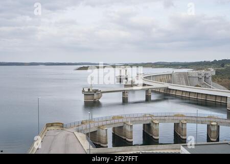Barragem do Alqueva Talsperre in Alentejo, Portugal Stockfoto