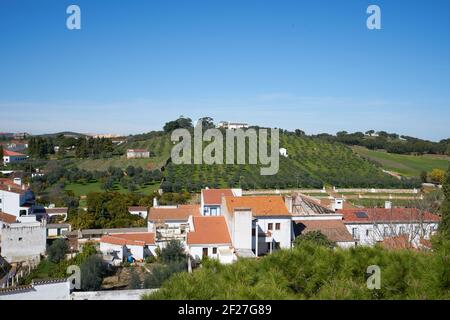 Vila Vicosa Schlossansicht in alentejo, Portugal Stockfoto