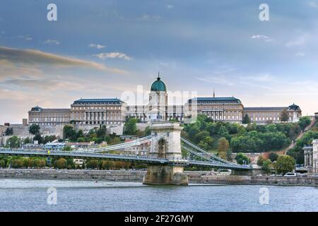 Budaer Burg in Budapest, Ungarn Stockfoto