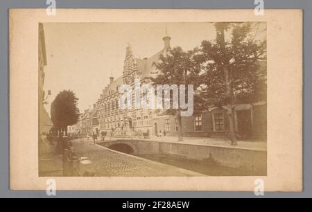 Blick auf das Kanzleramt in Leeuwarden .. Stockfoto