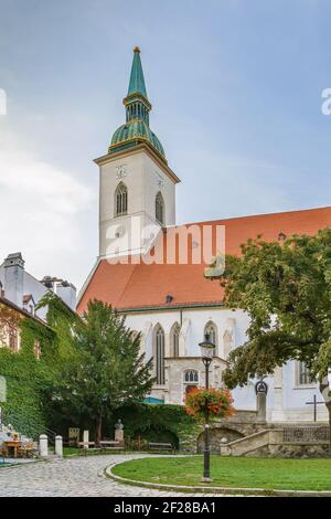 St.-Martins Kathedrale, Bratislava, Slowakei Stockfoto