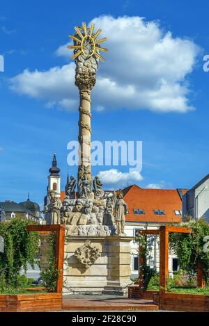 Säule Der Heiligen Dreifaltigkeit, Trnava, Slowakei Stockfoto