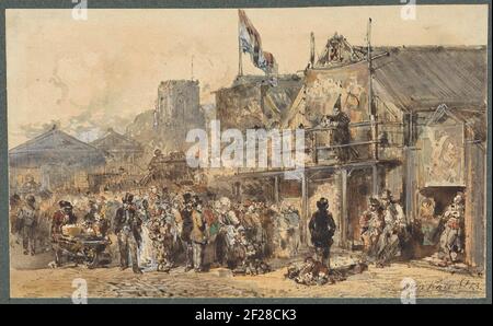 Messe in Leeuwarden, die Oldenhove darin. Stockfoto