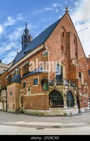 Kirche der heiligen Barbara, Krakau, Polen Stockfoto
