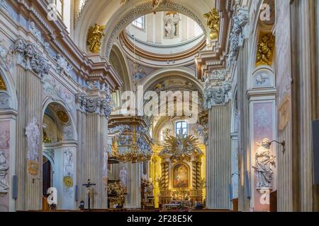 St. Anna-Kirche, Krakau, Polen Stockfoto