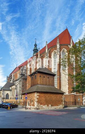 Kirche der hl. Katharina von Alexandria und der hl. Margarete, Krakau, Polen Stockfoto