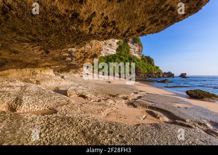 Suluban Strand auf Bali - Indonesien Stockfoto