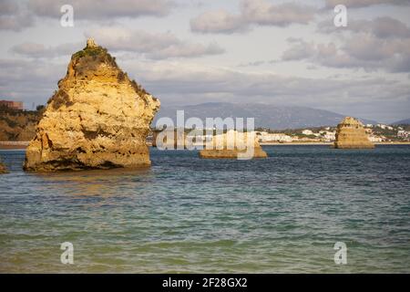 Ponta da Piedade in Lagos, Portugal Stockfoto