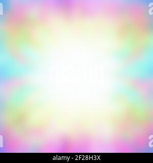 Ein abstraktes mehrfarbiges irisierendes Hintergrundbild. Stockfoto