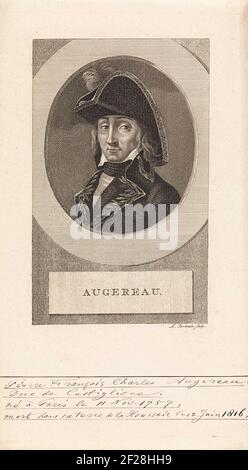 Porträt von Pierre François Charles Augereau, Marschall von Frankreich .. Stockfoto