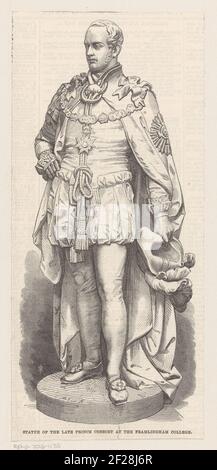 Porträt von Albert, Prinz von Sachsen-Coburg und Gotha .. Stockfoto