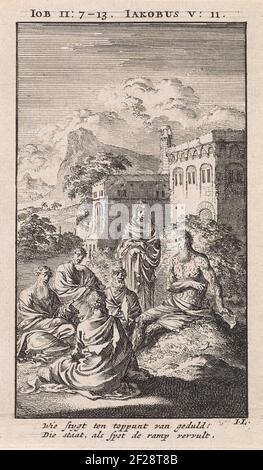 Job auf dem Misthaufen .. Stockfoto