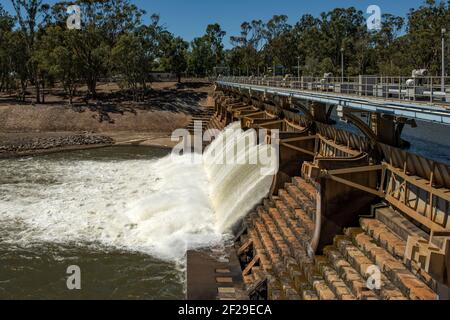 Goulburn Weir, in der Nähe von Nagambie, Victoria, Australien Stockfoto