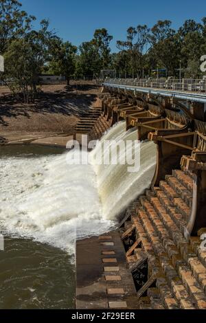 Goulburn Weir, in der Nähe von Nagambie, Victoria, Australien Stockfoto