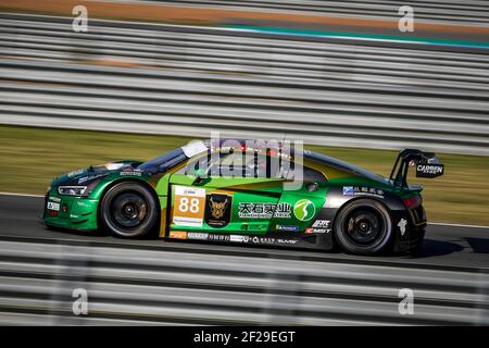 88 TIANSHI RENNTEAM (CHN) AUDI R8 LMS GT ALEX AU (HKG) CHEN WEIAN (CHN) JEAN KARL VERNAY (FRA) während der 2018 / 2019 Asian Le Mans Series Championship, 4 Stunden Buriram vom 10. Bis 12 2019. januar, Thailand - Foto Clement Marin / DPPI Stockfoto