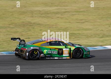 88 TIANSHI RENNTEAM (CHN) AUDI R8 LMS GT ALEX AU (HKG) CHEN WEIAN (CHN) JEAN KARL VERNAY (FRA) während der 2018 / 2019 Asian Le Mans Series Championship, 4 Stunden Buriram vom 10. Bis 12 2019. januar, Thailand - Foto Clement Marin / DPPI Stockfoto