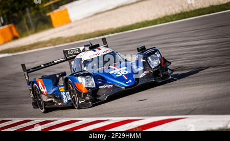 36 THOMAS LAURENT (FRA) ANDRE NEGRAO (BRA) PIERRE RAGUES (FRA) ALPINE A470 - GIBSON SIGNATECH ALPINE elf AKTION während des Prologes der FIA WEC World Endurance Championship 2019 in Barcelona Catalunya, Spanien, 23. Bis 24. juli - Foto Francois Flamand / DPPI Stockfoto