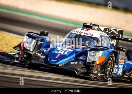 36 THOMAS LAURENT (FRA) ANDRE NEGRAO (BRA) PIERRE RAGUES (FRA) ALPINE A470 - GIBSON SIGNATECH ALPINE elf AKTION während des Prologes der FIA WEC World Endurance Championship 2019 in Barcelona Catalunya, Spanien, 23. Bis 24. juli - Foto Francois Flamand / DPPI Stockfoto