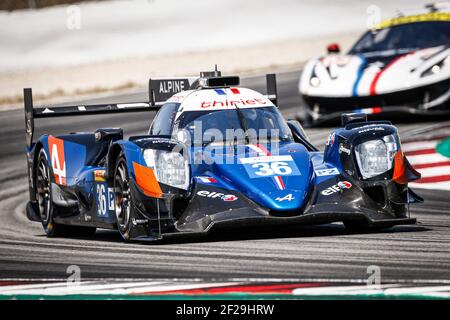 36 THOMAS LAURENT (FRA) ANDRE NEGRAO (BRA) PIERRE RAGUES (FRA) ALPINE A470 - GIBSON SIGNATECH ALPINE elf AKTION während des Prologes der FIA WEC World Endurance Championship 2019 in Barcelona Catalunya, Spanien, 23. Bis 24. juli - Foto Francois Flamand / DPPI Stockfoto