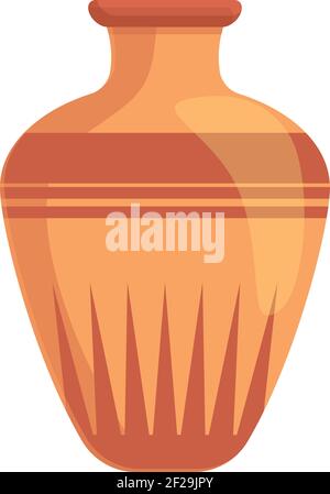 Amphora Töpferikone. Cartoon von Amphora Keramik Vektor-Symbol für Web-Design isoliert auf weißem Hintergrund Stock Vektor
