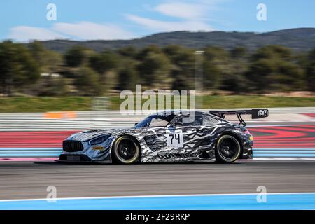 74 ONSLOW-COLE Tom, RAM Racing, Mercedes AMG GT3 Action während der Blancpain GT Series Endurance Cup Testtage in Le Castellet 13. Bis 14. märz 2019 - Foto Marc de Mattia / DPPI Stockfoto