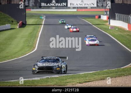 74 Remon Vos, -, Tom Onslow-Cole, Mercedes-AMG GT3, RAM Racing, Action während des Blancpain GT Series Endurance Cup 2019 in Silverstone, vom 10. Bis 12. Mai 2019 - Foto Alex Guillaumot / DPPI Stockfoto