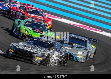 74 VOS Remon, BURKE Darren, Tom ONSLOW-COLE, Mercedes-AMG GT3, RAM Racing, Action während des Blancpain GT Series Endurance Cup 2019. 1000 km du Paul Ricard, Le Castellet, Mai 31 bis juni 2, Frankreich - Foto Marc de Mattia / DPPI Stockfoto