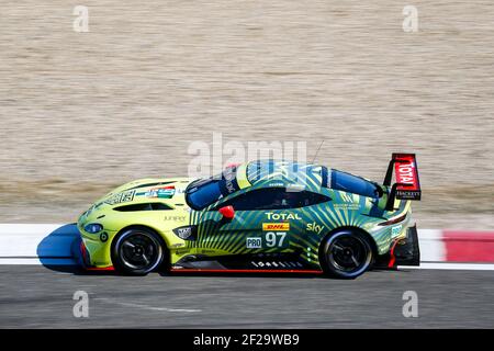 97 LYNN Alexander (gbr), MARTIN Maxime (bel), Aston Martin Racing, Aston Martin Vantage AMR, Aktion während der FIA WEC World Endurance Championship 2019, 4 Stunden von Shanghai vom 8. Bis 10. november, in Shanghai, China - Photo Clement Marin / DPPI Stockfoto