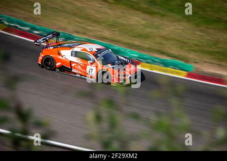 17 DAVIES Shae, PETIT Paul, MACDOWALL Paul, Audi R8 LMS Team WRT, gesamt, Aktion während der Blancpain Endurance Series Meisterschaft 2019 24 Stunden von Spa, vom 24. Bis 28. Juli, Spa Francorchamps, Belgien - Foto Antonin Vincent / DPPI Stockfoto